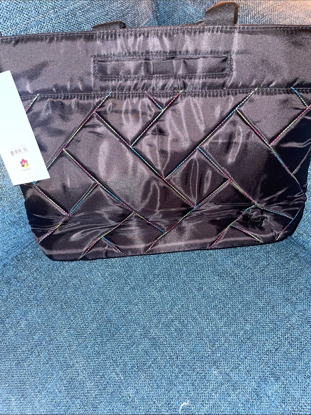 NWT- Lug Tenor Black Rainbow Stitch